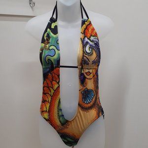 Women's Ed Hardy Mermaid Swimsuit CA Size XS
